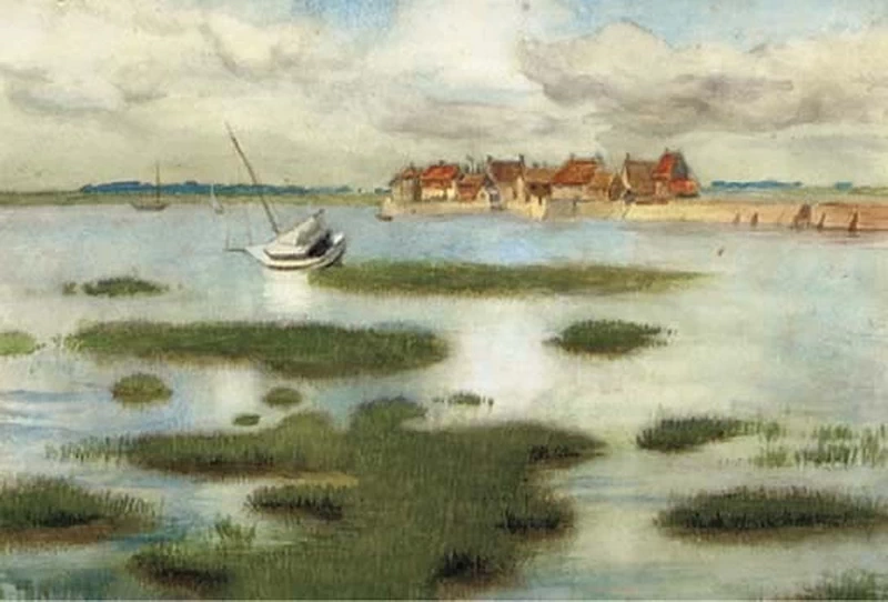 Adrian Scott Stokes - Paesaggio acquatico dell'Anglia orientale